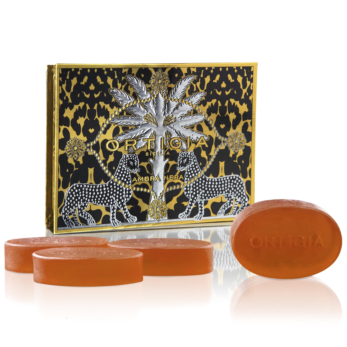 Ambra Nera Glycerine Soap Small Box – Ortigia Sicilia
