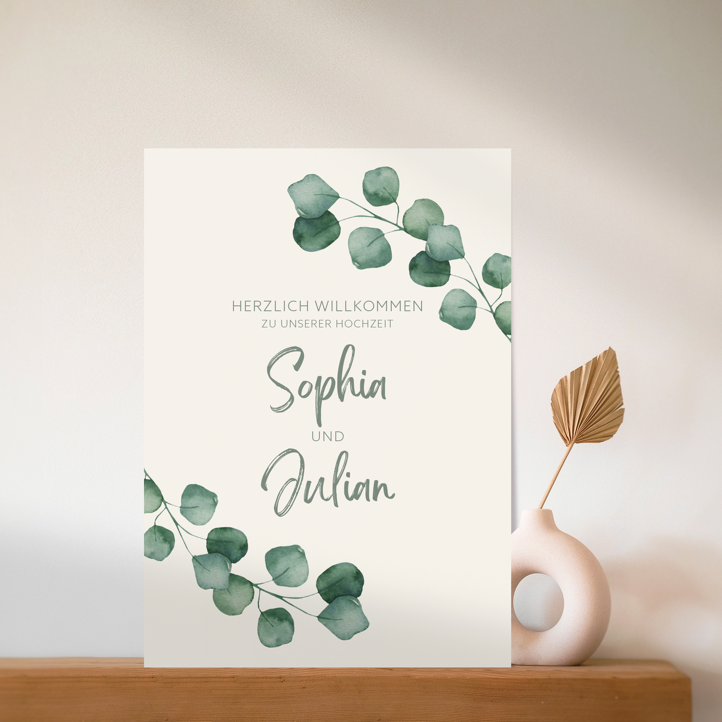 Willkommens-Plakate für Hochzeiten (individualisierbar)