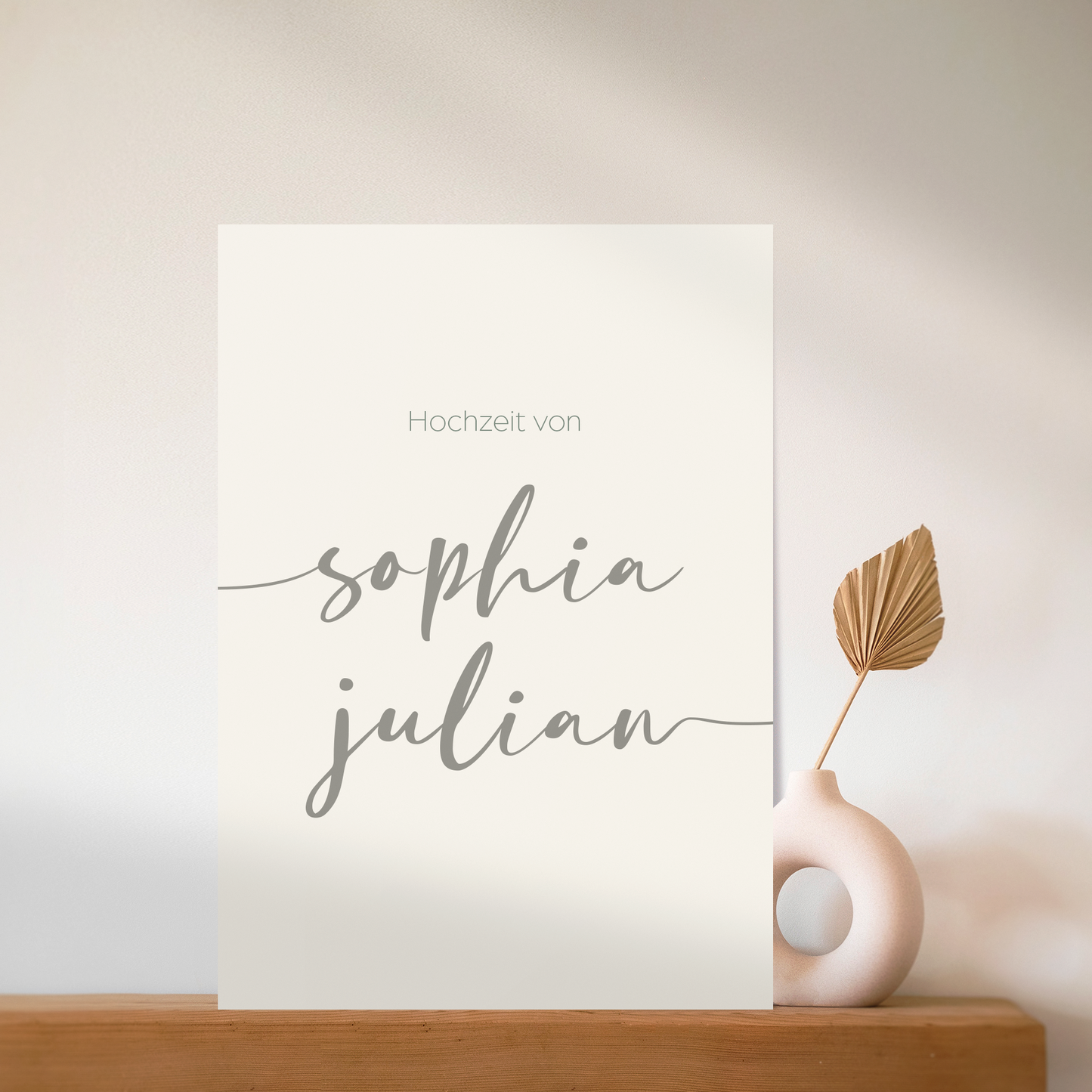 Willkommens-Plakate für Hochzeiten (individualisierbar)
