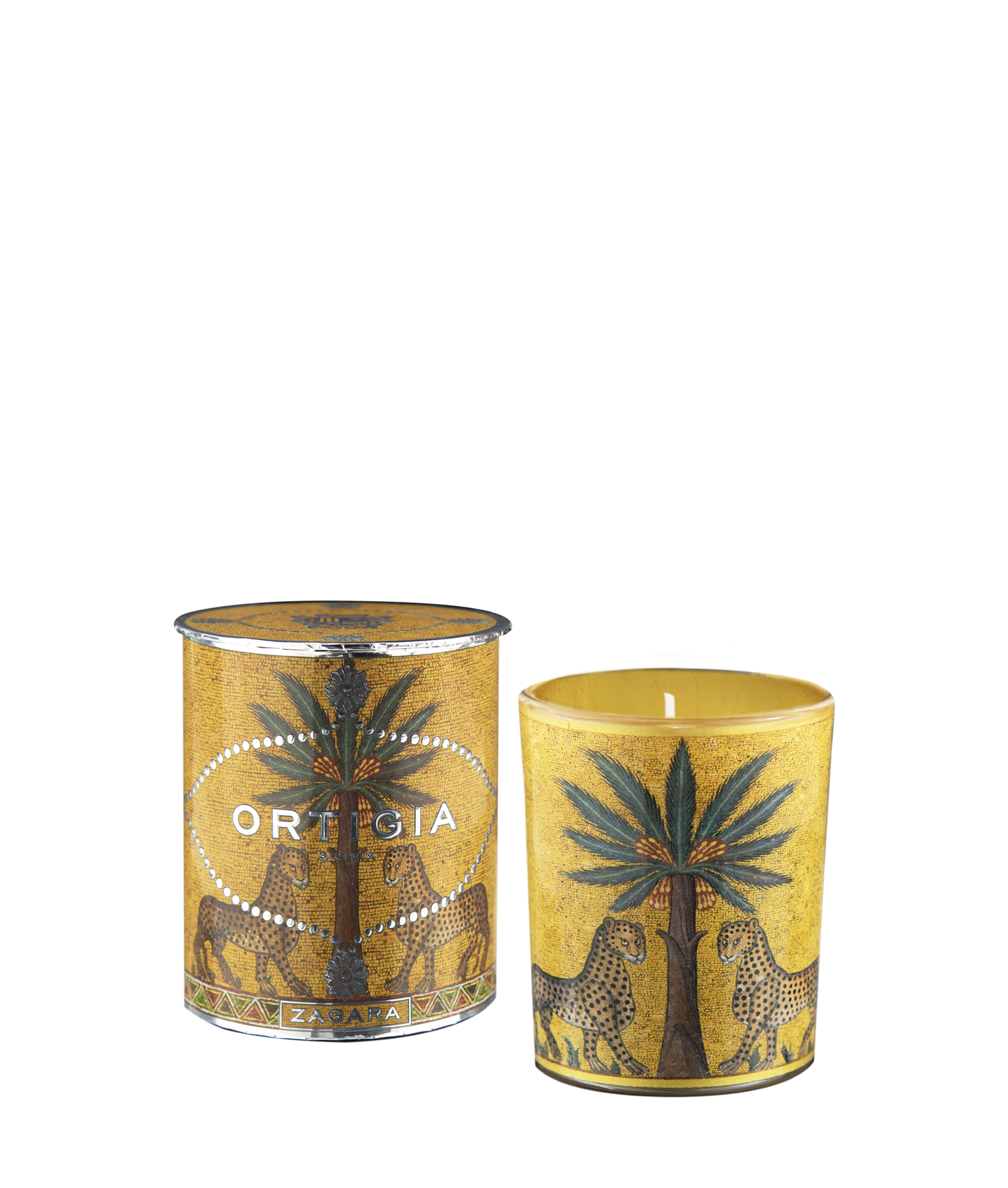 Zagara Decorated Candle – Ortigia Sicilia