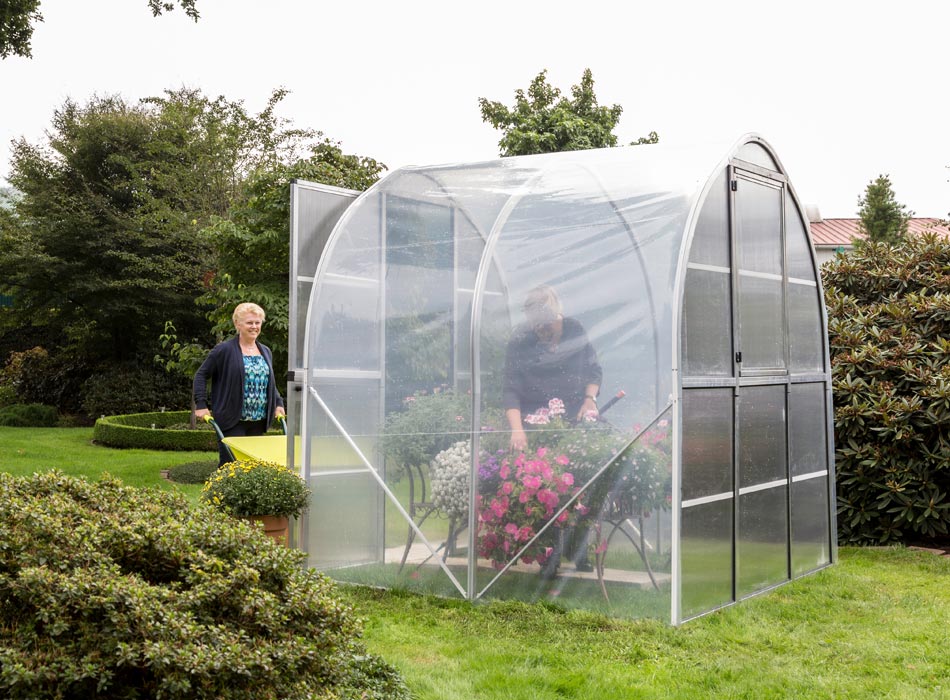 Grüner Bogen „Norma“ – Hobby-Gewächshaus für Gemüse- & Blumenanzucht