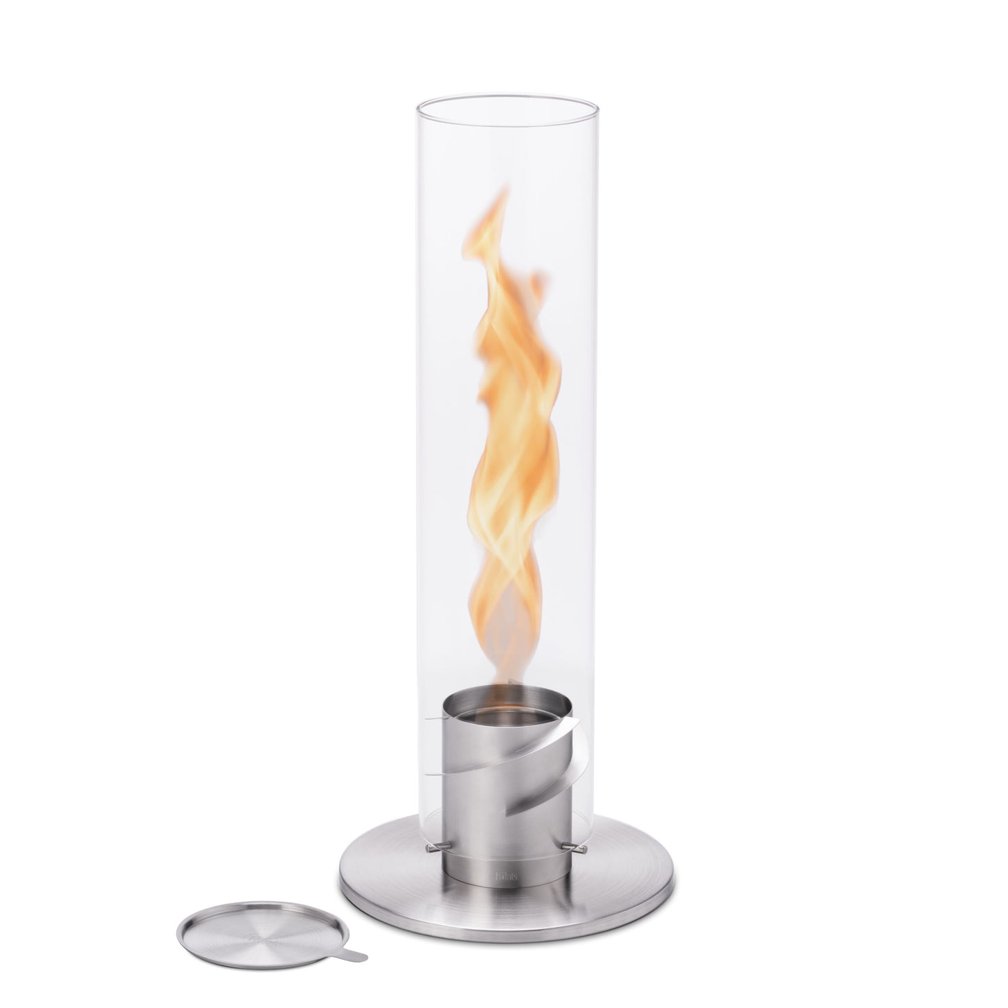 Höfats Spin Tischfeuer silber