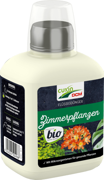 Zimmerpflanzendünger Fläschchen, mintfarbene Flasche