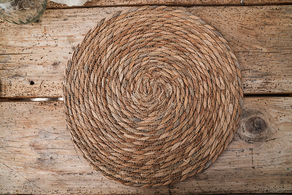 Tischset aus Wasserhyazinthe